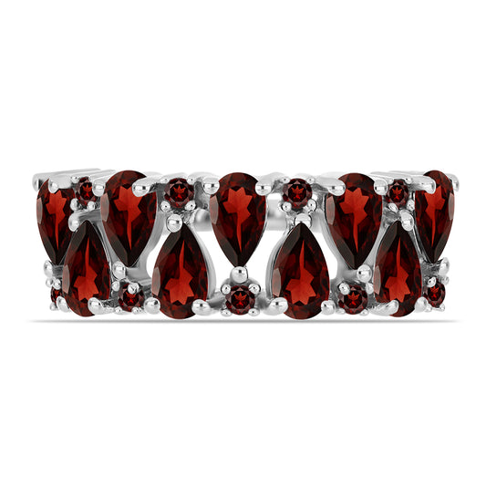 Ezüst Gyűrű Barton Gránáttal