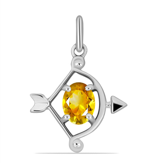 Ezüst Medál Ural Citrinnel