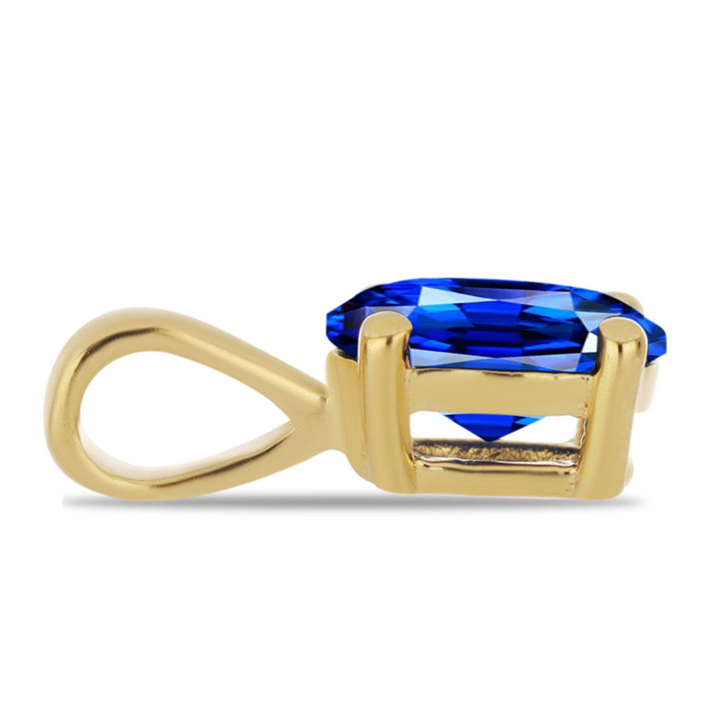 Arannyal Bevont Ezüst Szett Mesterséges Rubinnal és Mesterséges Smaragddal ( Medál ) 2 