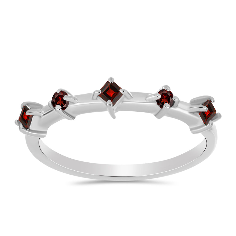 Ezüst Gyűrű Barton Gránáttal 3 