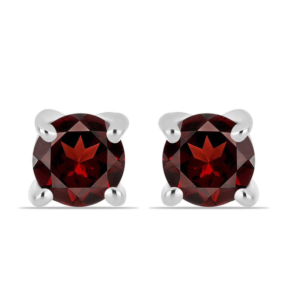 Ezüst Fülbevaló Barton Gránáttal