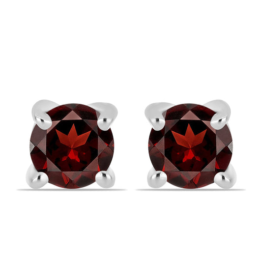 Ezüst Fülbevaló Barton Gránáttal