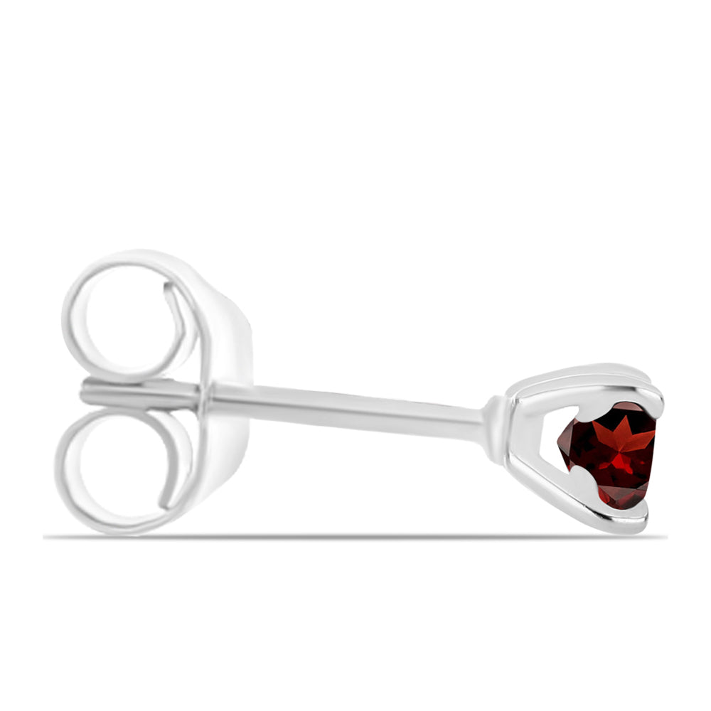 Ezüst Fülbevaló Barton Gránáttal