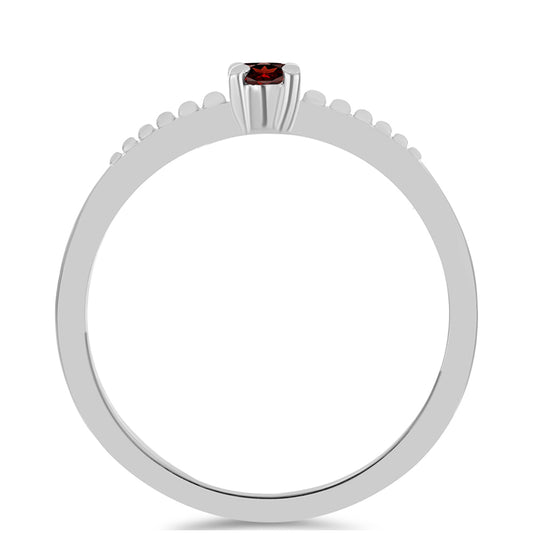 Ezüst Gyűrű Barton Gránáttal