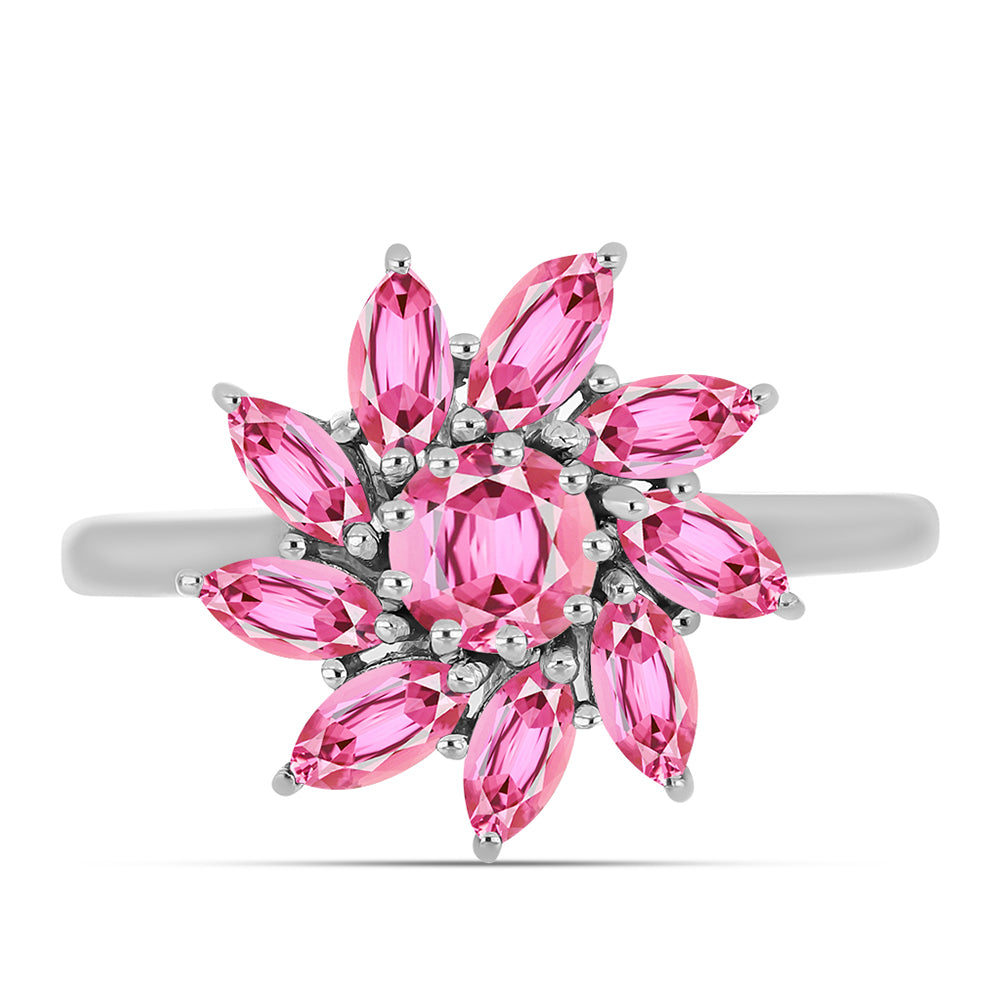 Ezüst Gyűrű Pelmadullai Rózsaszínű Turmalinnal 1 