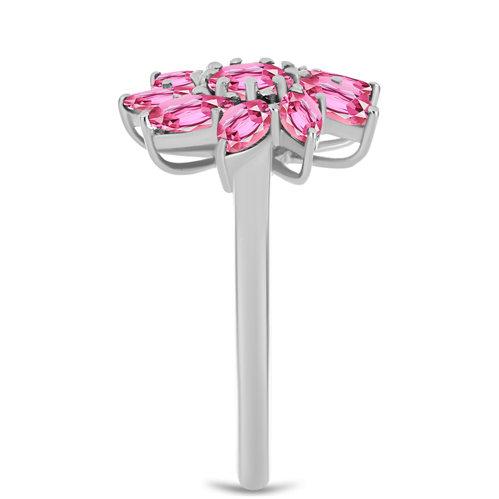 Ezüst Gyűrű Pelmadullai Rózsaszínű Turmalinnal