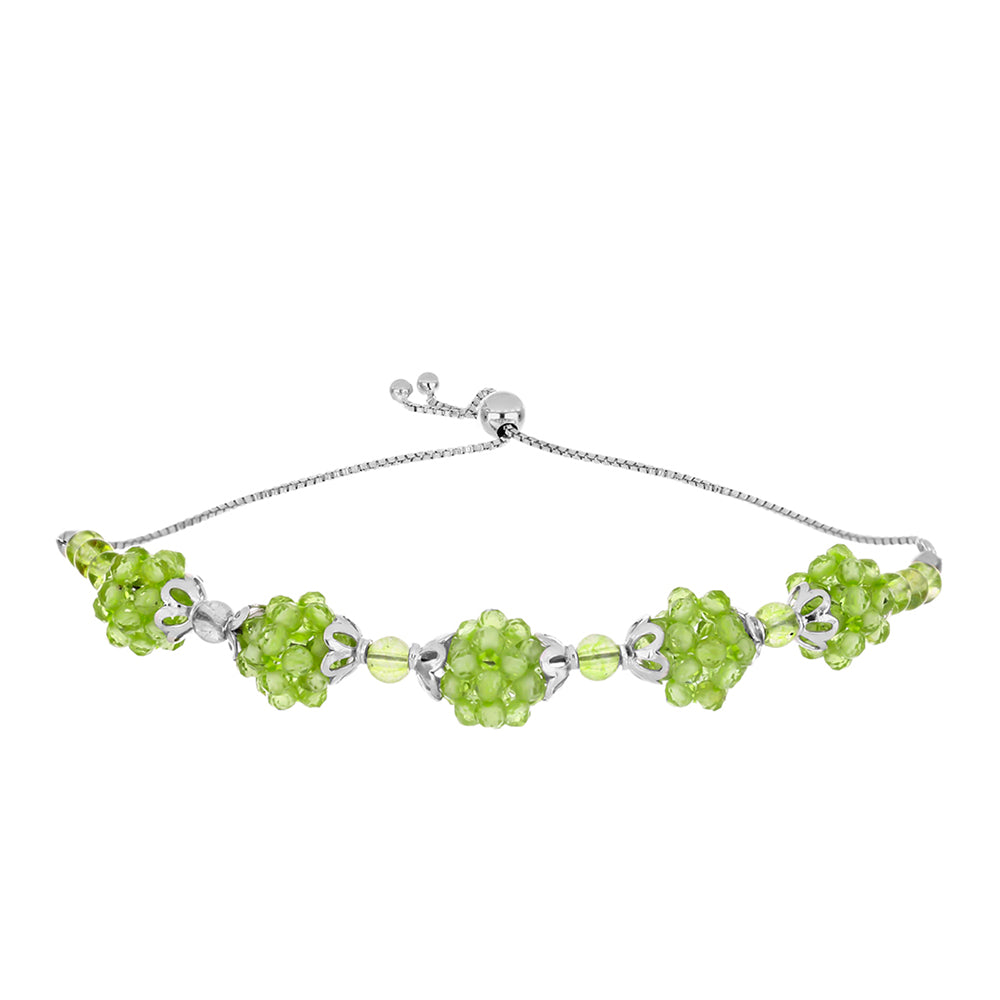 Ezüst Karkötő Changbai Peridottal 1 
