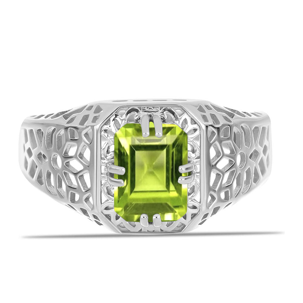 Ezüst Gyűrű Changbai Peridottal 1 