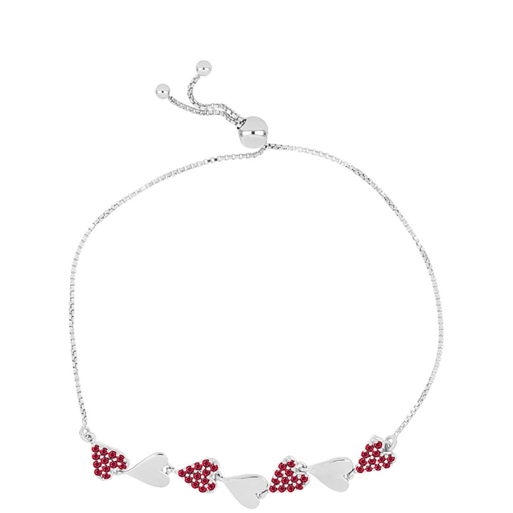 Ezüst Karkötő Madagaszkári Rubinnal 1 