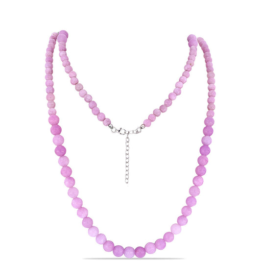 Ezüst Nyaklánc Palai Kunzittal