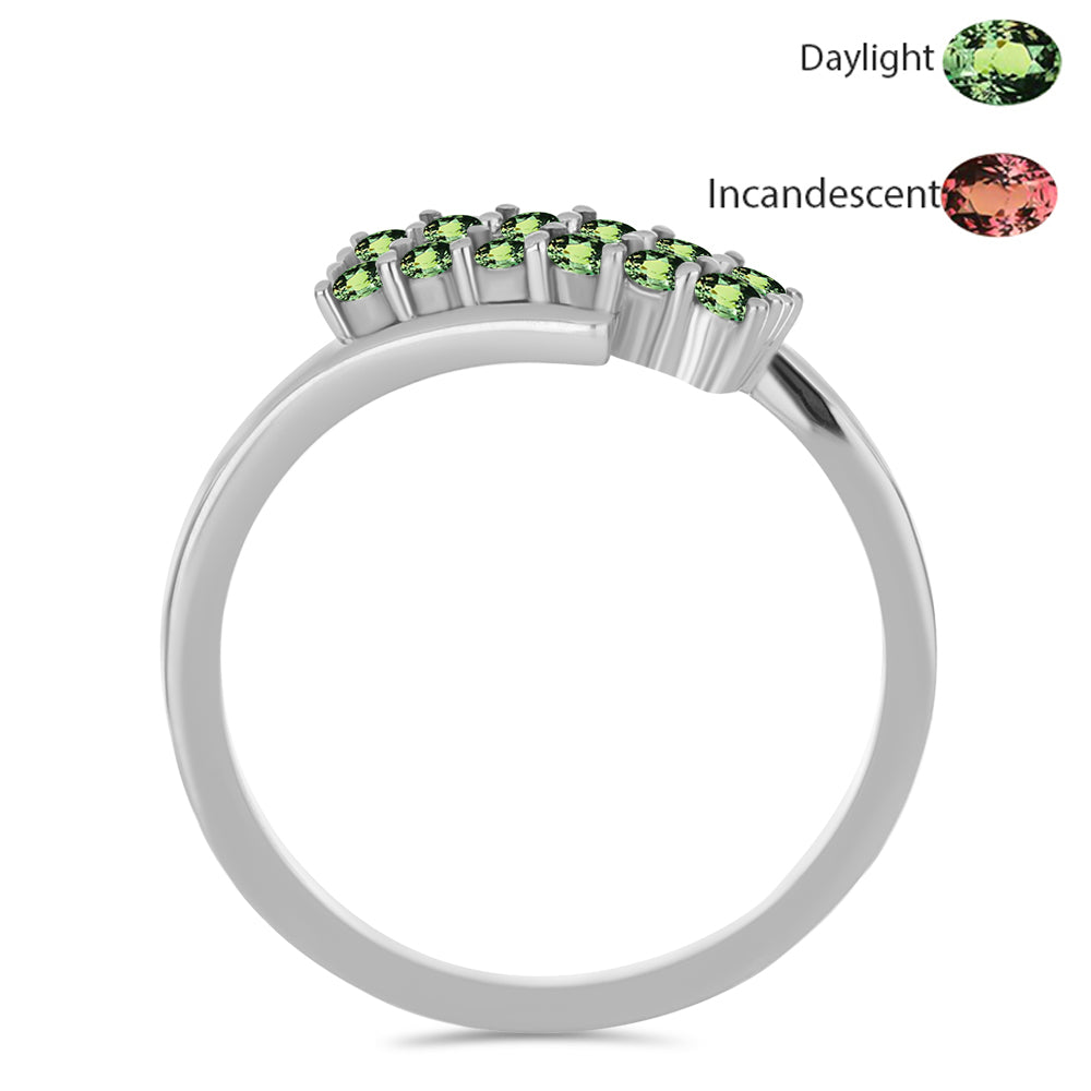 Ezüst Gyűrű Természetes Alexandrittal 2 