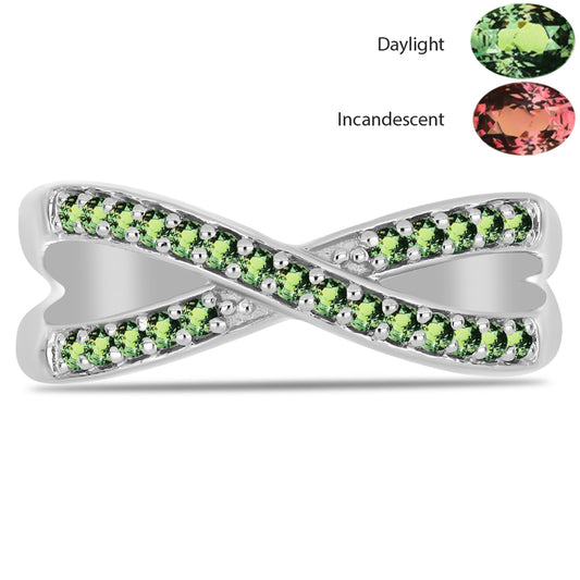 Ezüst Gyűrű Természetes Alexandrittal