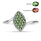 Ezüst Gyűrű Természetes Alexandrittal
