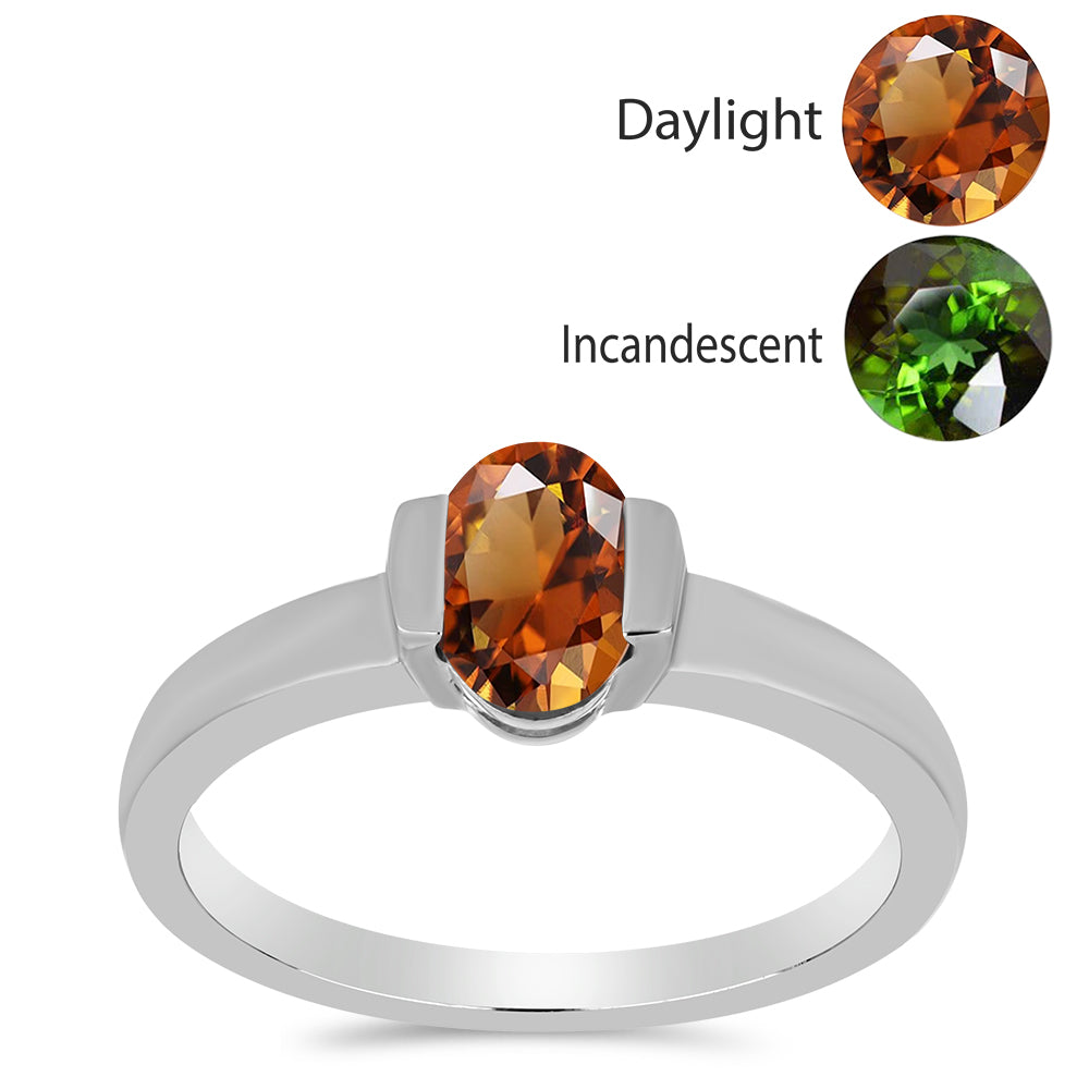 Ezüst Gyűrű Minősített laboratóriumban előállított Anatóliai Zultanit-tal 3 