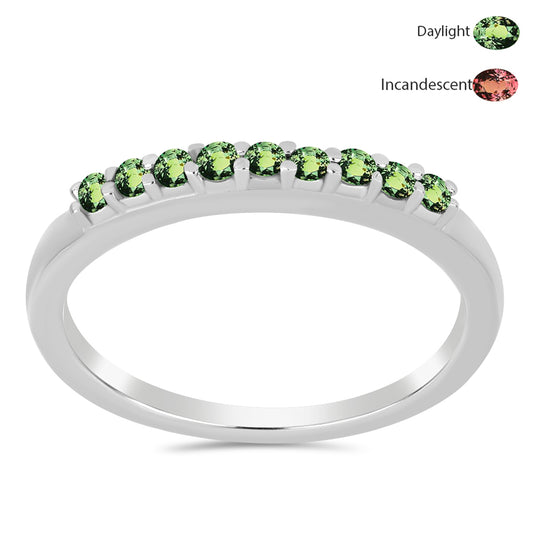 Ezüst Gyűrű Természetes Alexandrittal