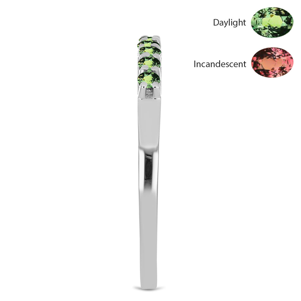 Ezüst Gyűrű Természetes Alexandrittal