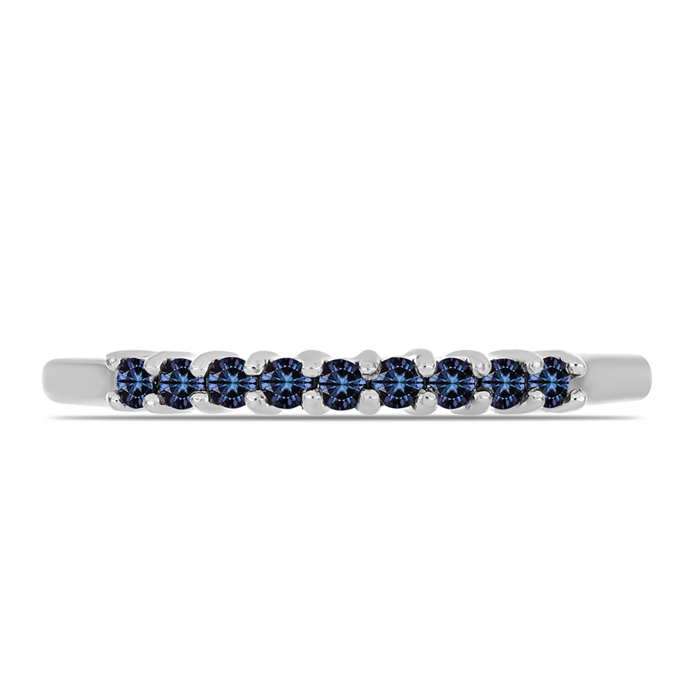 Ezüst Gyűrű "Császár Lila" Moissanite-tel 2 