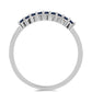 Ezüst Gyűrű "Császár Lila" Moissanite-tel