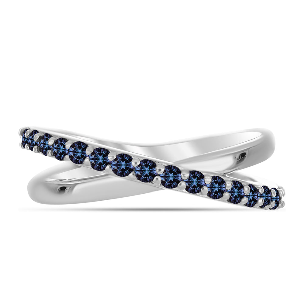 Ezüst Gyűrű "Császár Lila" Moissanite-tel 1 