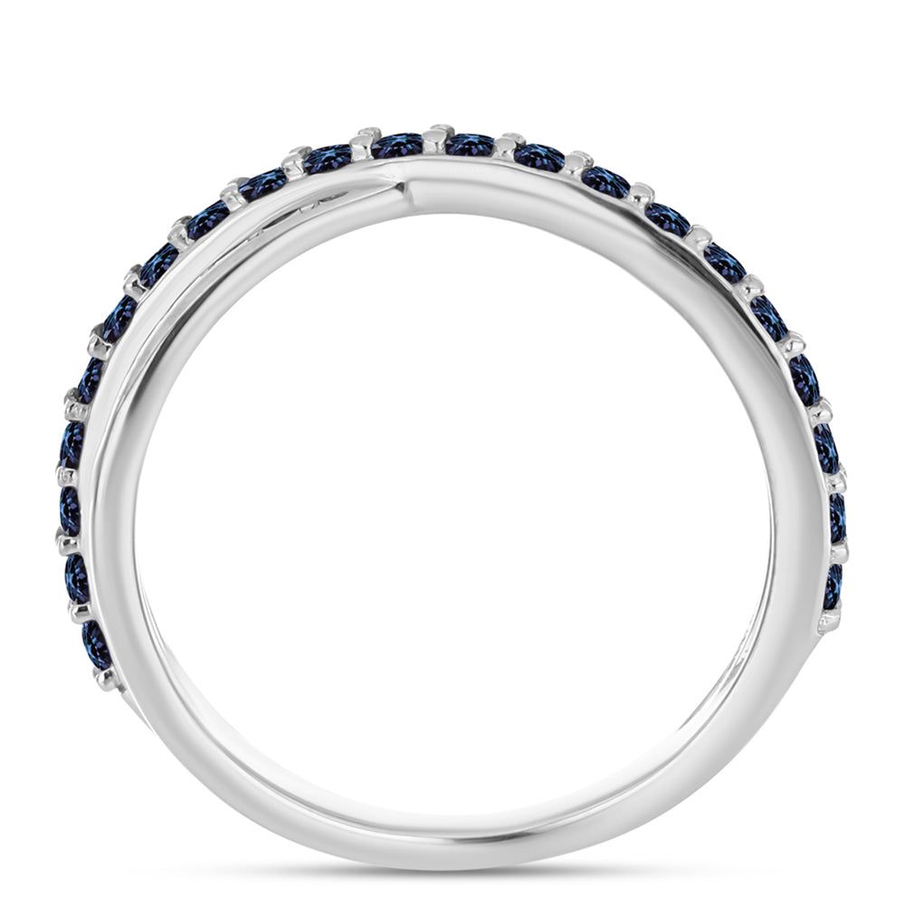 Ezüst Gyűrű "Császár Lila" Moissanite-tel 2 