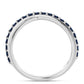 Ezüst Gyűrű "Császár Lila" Moissanite-tel