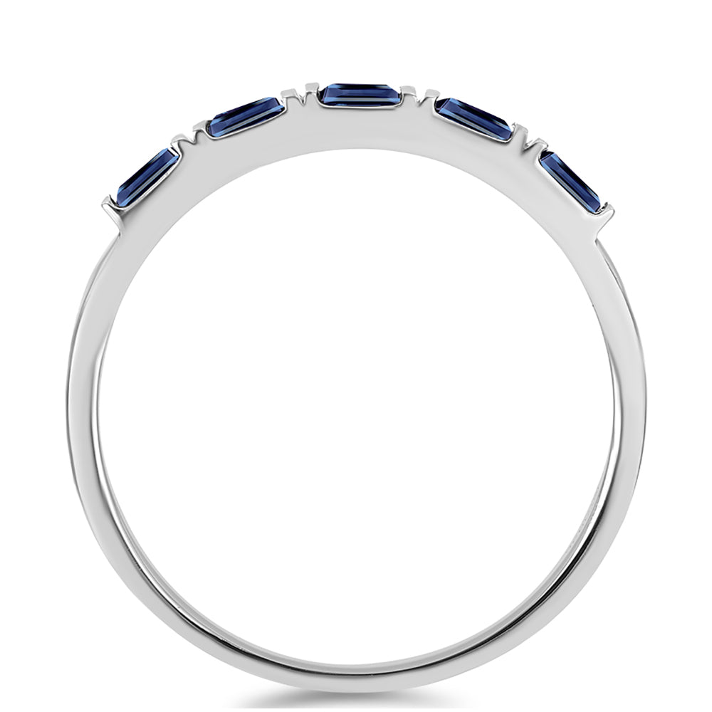 Ezüst Gyűrű "Császár Lila" Moissanite-tel