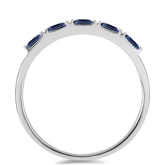 Ezüst Gyűrű "Császár Lila" Moissanite-tel