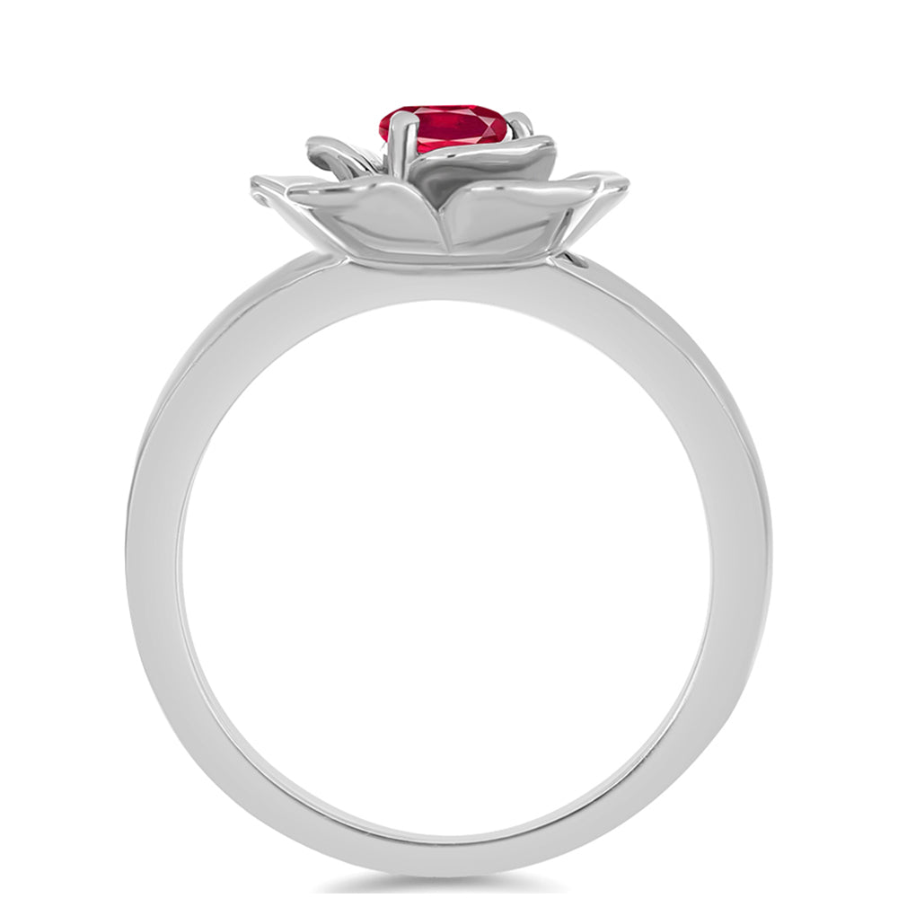 Ezüst Gyűrű Madagaszkári Rubinnal 2 