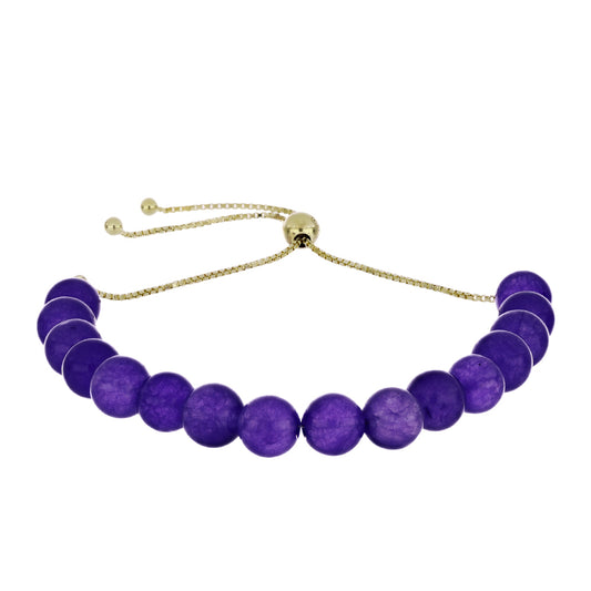 Arannyal Bevont Ezüst Karkötő Marokkói Ametiszttel