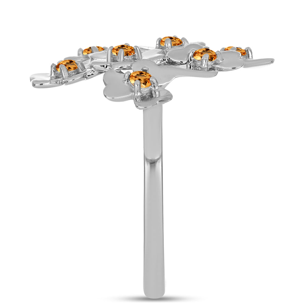 Ezüst Gyűrű "Császársárga" Topázzal 4 