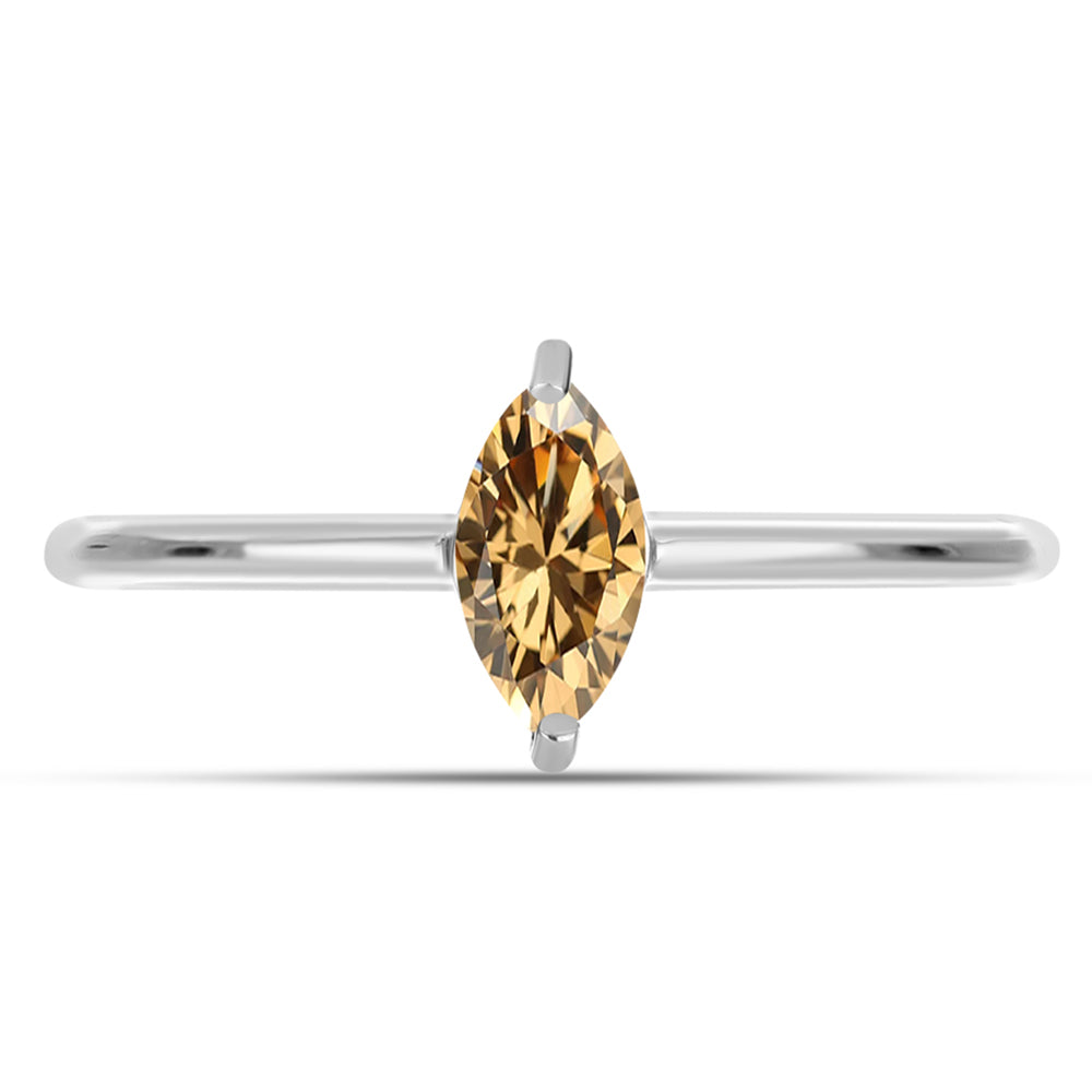 Ezüst Gyűrű Pezsgő Moissanite-tal 1 