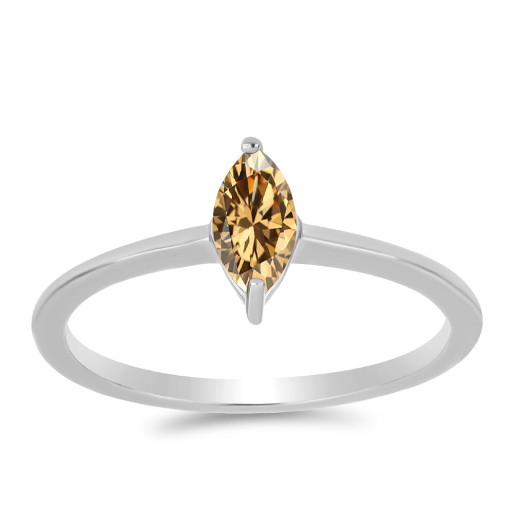 Ezüst Gyűrű Pezsgő Moissanite-tal 3 