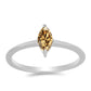 Ezüst Gyűrű Pezsgő Moissanite-tal