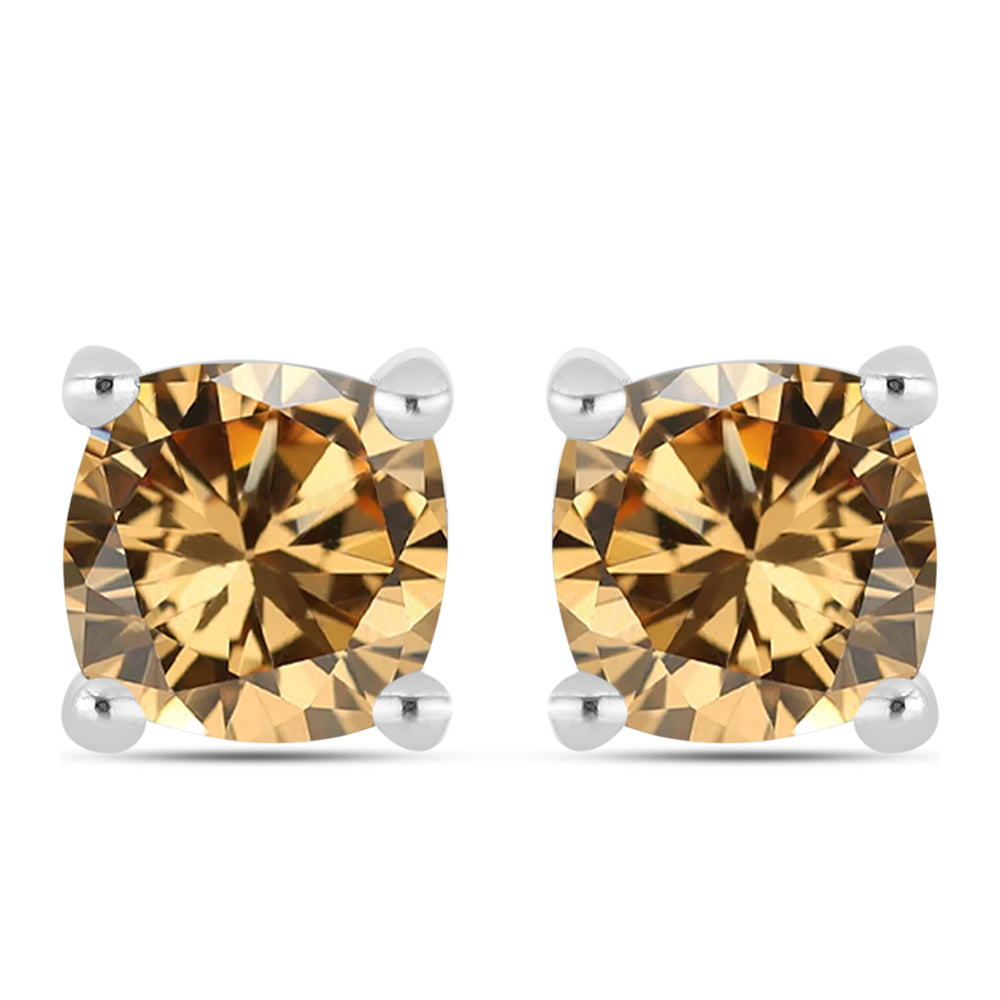 Ezüst Fülbevaló Pezsgő Moissanite-tal 1 