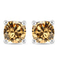Ezüst Fülbevaló Pezsgő Moissanite-tal