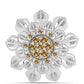 Ezüst Bross Pezsgő Moissanite-tal