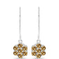 Ezüst Fülbevaló Pezsgő Moissanite-tal
