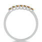 Ezüst Gyűrű Pezsgő Moissanite-tal