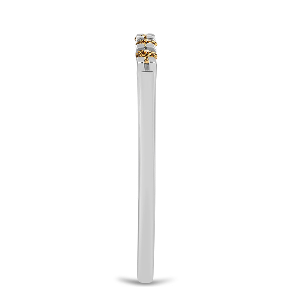 Ezüst Gyűrű Pezsgő Moissanite-tal 4 