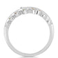 Ezüst Gyűrű Pezsgő Moissanite-tal
