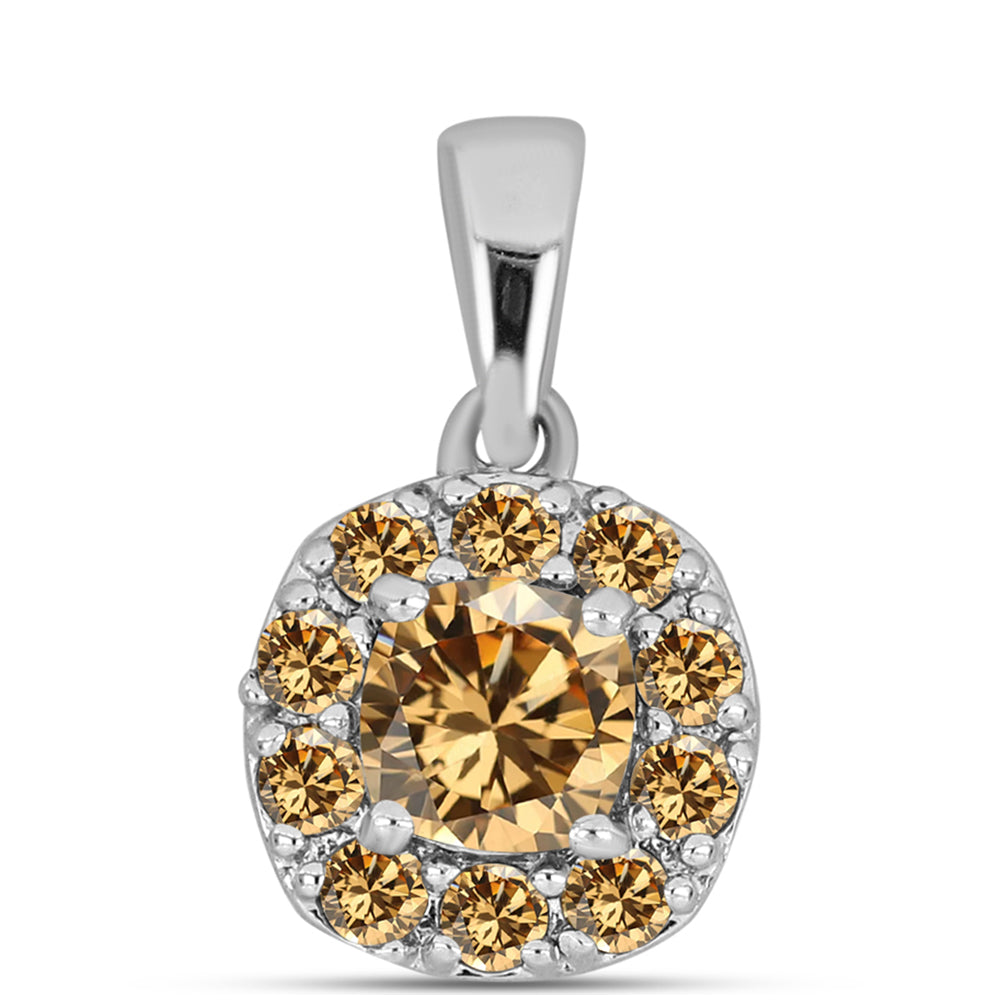 Ezüst Medál Pezsgő Moissanite-tal