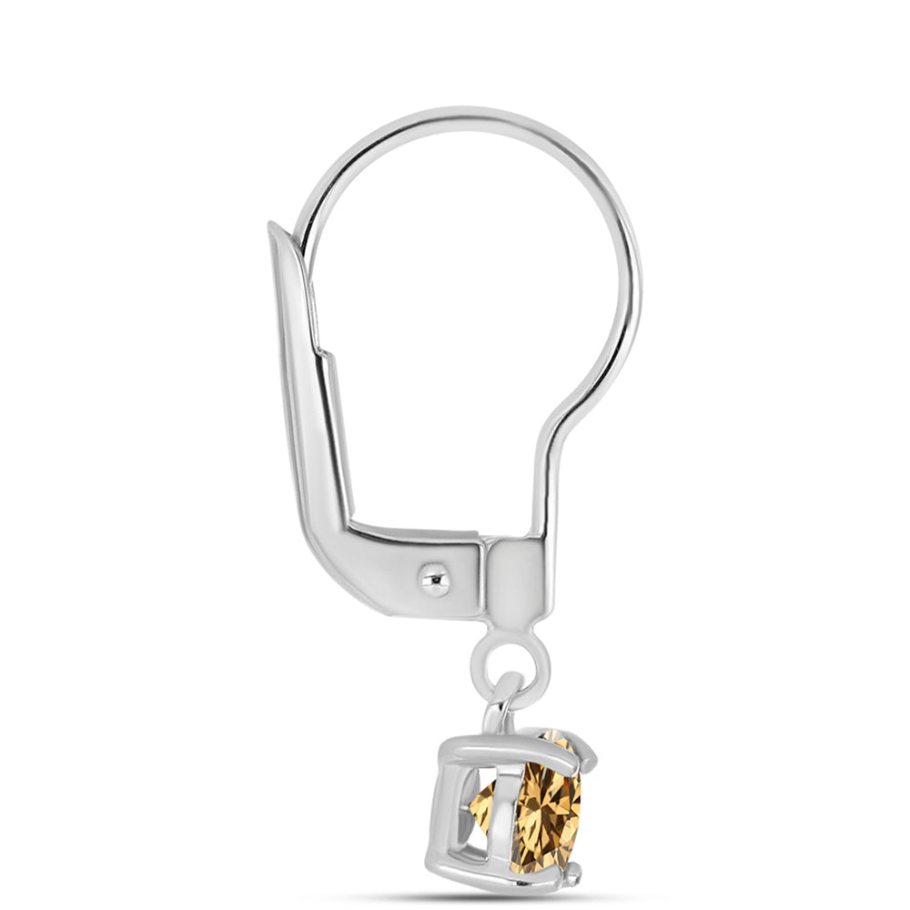 Ezüst Fülbevaló Pezsgő Moissanite-tal 2 