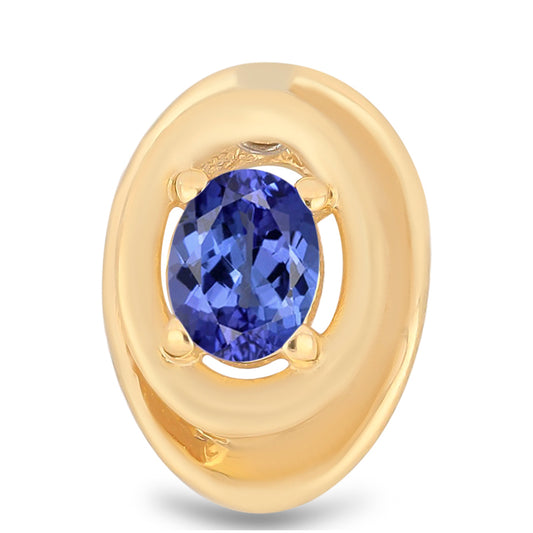 Arannyal Bevont Ezüst Medál Tanzanittal