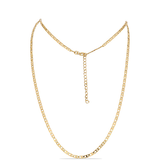 Arannyal Bevont Ezüst Lánc