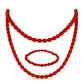 Nugget Szett Vörös Acháttal ( Nyaklánc+Karkötő )