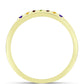 Arannyal Bevont Ezüst Gyűrű Marokkói Ametiszttel és Ural Citrinnel