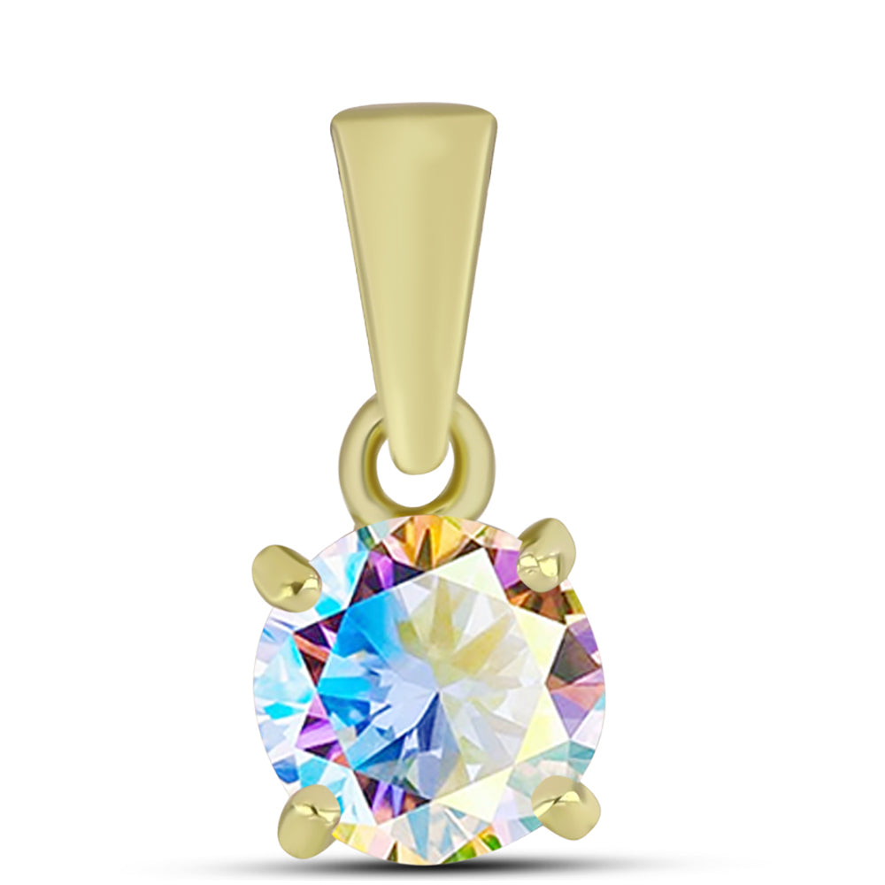 Arannyal Bevont Ezüst Medál Jég Moissanite-tel 1 