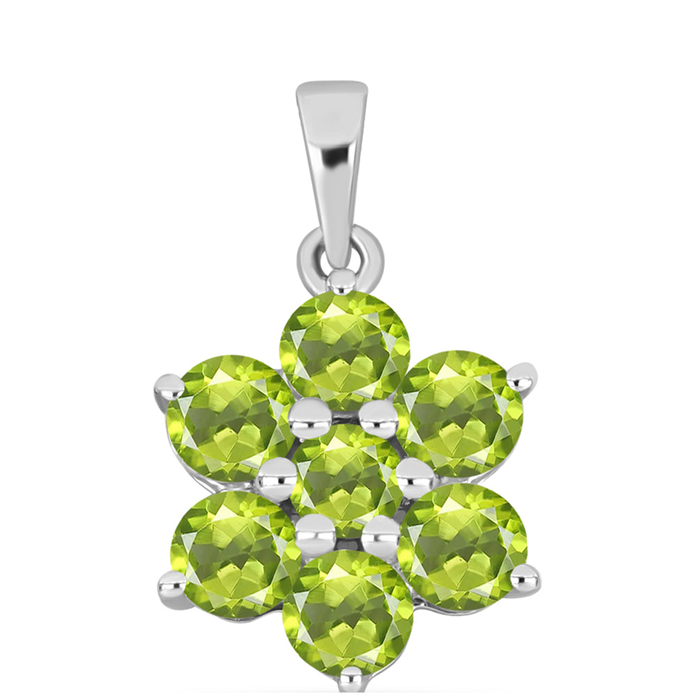 Ezüst Medál Changbai Peridottal 1 