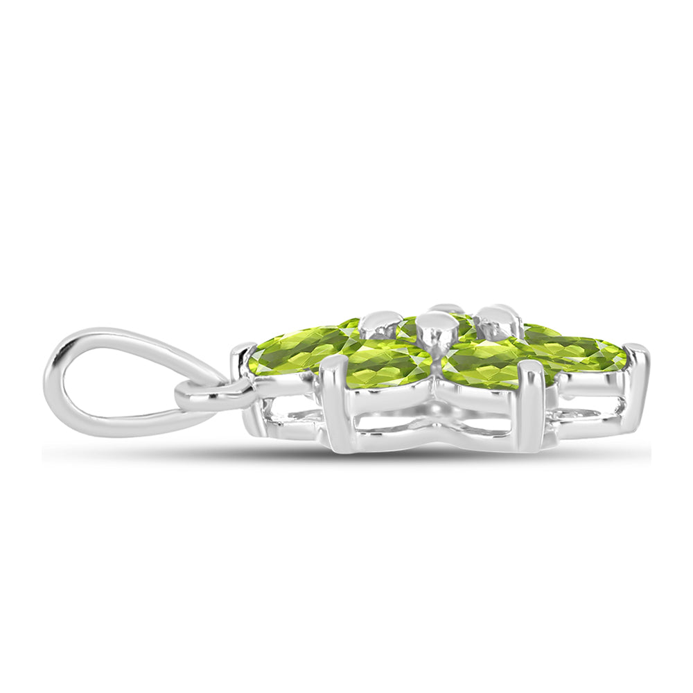 Ezüst Medál Changbai Peridottal 2 