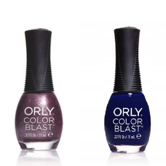 Szilva és Óceán Kék Orly Color Blast körömlakk - 1+1 AJÁNDÉK - 2 x 11 ml